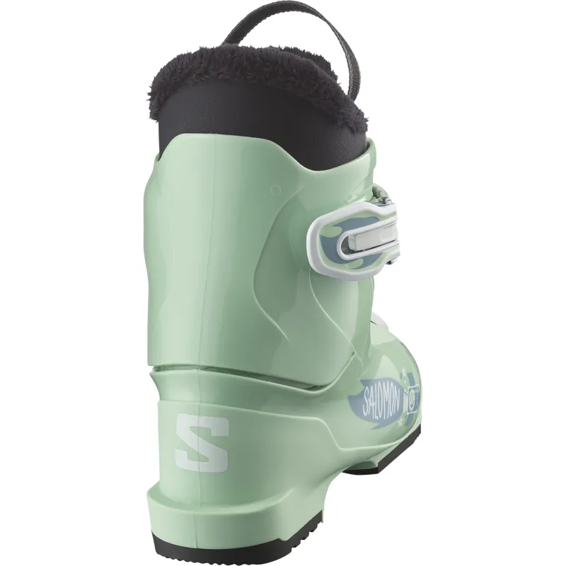 Salomon T1 Toddler Ski Boots - Mint-1